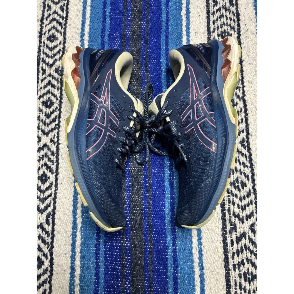 Asics Gel Kayano 27 Womens Size 8 Blue Athletic Running Walking Shoes Sneakers
